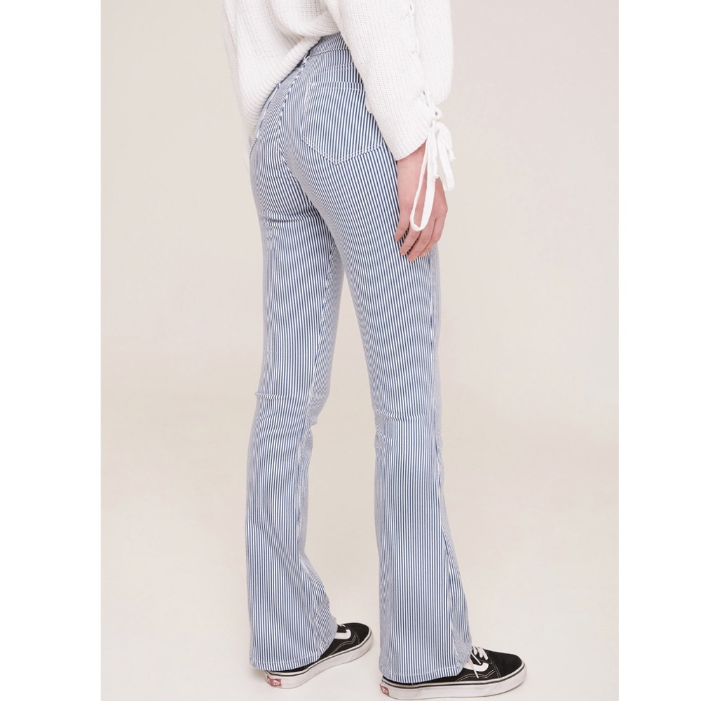 Striped Flared Jeans